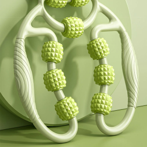 Muscle Relaxation Ring Clip Leg Yoga Wheel U Shape Roller Muscle For Fitness Yoga Sports