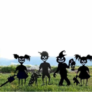 ghost zombies - Halloween yard decor Metal art