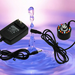Perfect For Halloween-Upgrade 12 LED Light Color Change Ultrasonic atomizer Water Fountain Pond Fog