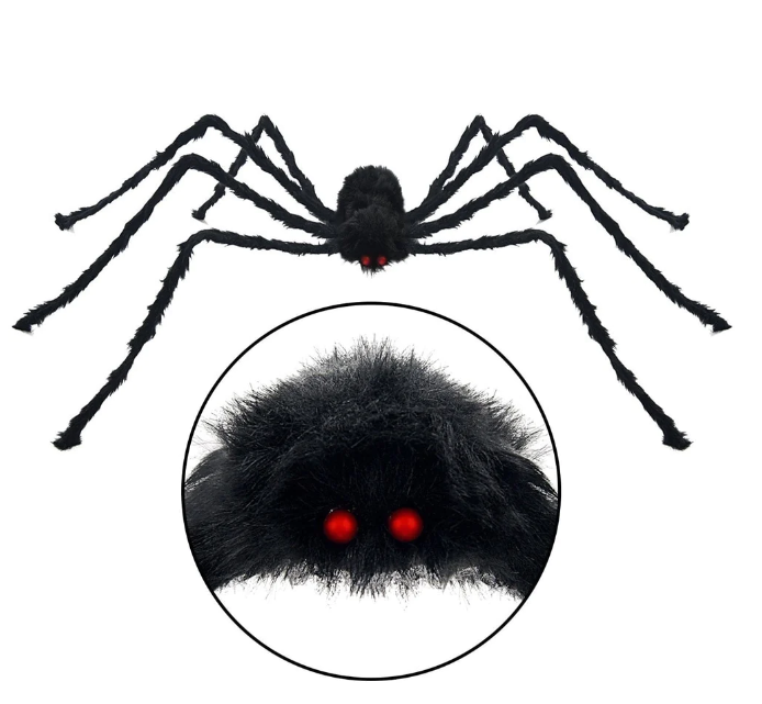 Black Spider Halloween Decoration Haunted House