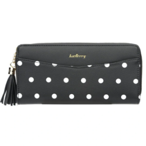 Women Dot Long Wallet Phone Bag Card Holder