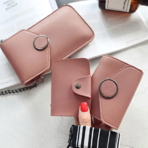 3 PCS Women Touch-screen Phone Bag 30 Card Slot Card Holder Short Wallet