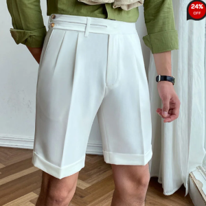 Gentleman elegant business casual shorts men shorts