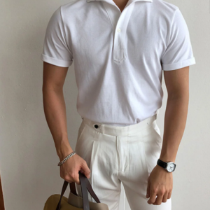 Gentlemen Classic Retro Plain Polo Shirt