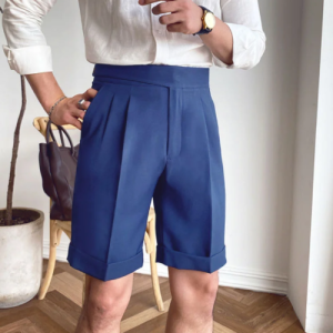 Gentleman Elegant Casual Shorts Men Pants