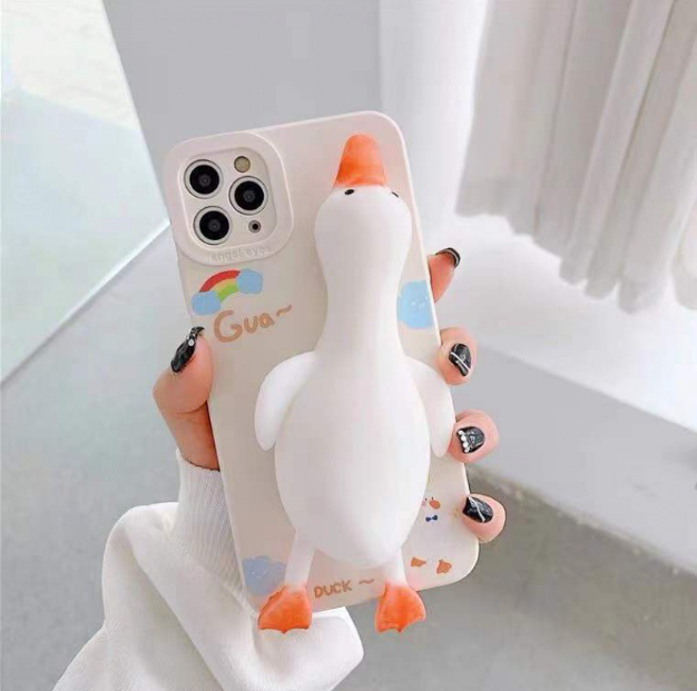 fun three-dimensional decompression pinch cartoon mobile phone case