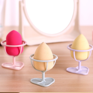Wholesale beauty makeup sponge holder stand drying rack egg powder puff display stand