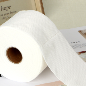 Dry and wet double used makeup remover towel facial cosmetic cotton disposable roll pad