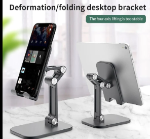 Three Sections Foldable Desk For Electronics