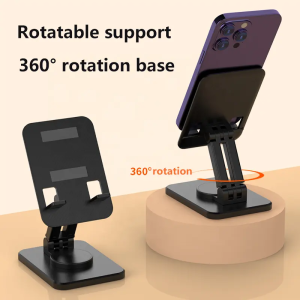 Economical 360 Degree Rotation Portable Phone Holder Plastic Foldable Phone Tablet Stand