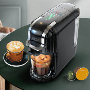 HiBREW Multiple Capsule Coffee Machine, Hot/Cold Dolce Gusto Milk Nespresso Capsule ESE Pod Ground Coffee Cafeteria 19Bar 5 in 1