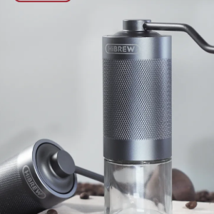 HiBREW G4 Manual Coffee Grinder Portable High Quality Hand Grinder Mill Aluminium With Visual Bean Storage G4