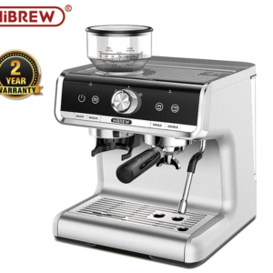 HiBREW H7 Barista Pro 19Bar Bean to Espresso,Cafetera Commercial Level Coffee Machine with Full Kit for Cafe Hotel Restaurant H7