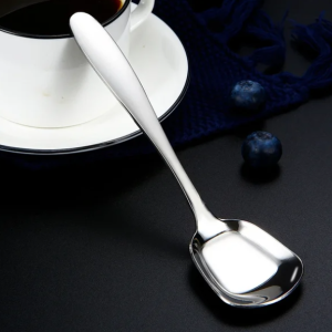 Square Head Stainless Steel Spoons--buy 5 get 5 free & free shipping