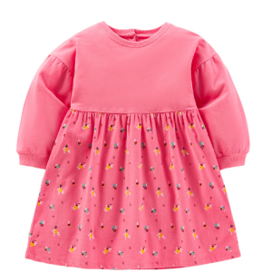 Europe and the United States children's dresses Autumn new children's children's dresses long-sleeved round neck girls' dresses