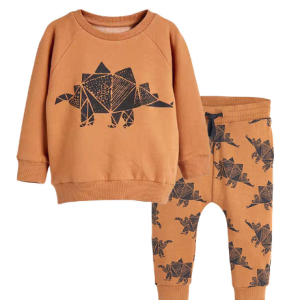 Little maven Europe and the United States children's fall and winter models children's sweater suit knitted cartoon long-sleeved children 