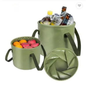 Outdoor Travel Folding Bucket Portable Live Fish Multifunctional Soaking Bucket Beating Bucket Camping Picnic Fishing Bucket