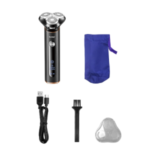 Two Speed Triple Floating Blades Beard Cutting Tools Kemei km-5080 Turbo Wate Metal Housing Men Shaver Led Display Razor For Man