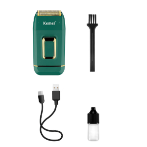 Stainless Steel Double Mesh Washable Reciprocating USB Charging Smart Anti-pinch Electric Shaver