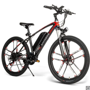 SAMEBIKE MY-SM26 Electric Bike 26 Inch Tires 350W Motor Max Speed 30km/h Up To 80km Range Max Load 150kg Dual Disk Brakes LCD Display Magnesium Alloy