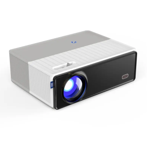 VAABZZ D4000 Movie Projector,5.1 Bluetooth projector Support iOS/Android Sync Screen, Native 1080P Outdoor Projector with 10W Speaker, Support 4K Comp