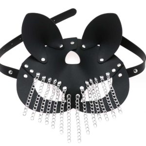 [Halloween Sale]Fashion cat cat ancient style tassel chain magic eye mask Halloween ball props masks