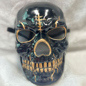 [Halloween Sale]Halloween skull mask movable full face mask horror scary evil knight cos