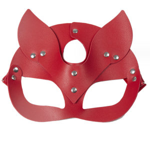 [Halloween Sale]PU Leather Fox Mask Nightclub Party Masquerade Men and Women Mask Eye Mask Erotica