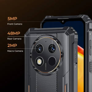 Oukitel WP28 Rugged Smartphone 6.52‘' HD+ 10600mAh 8GB+256GB Android13 Mobile Phone 48MP Camera Cell Phone