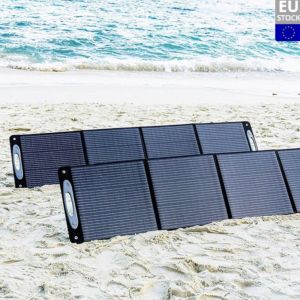 OUKITEL PV200 Foldable Solar Panel with Kickstand, 21.7% Solar Conversion Efficiency, IP65 Waterproof