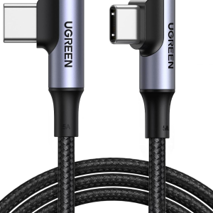 UGREEN 100W USBC to USBC Cable 90 Degree Type C Cable for iPhone 15/15 Plus/15 Pro/15 Pro Max/MacBook Pro 2022/iPad Pro 2022/Elitebook/Dell XPS/Galaxy
