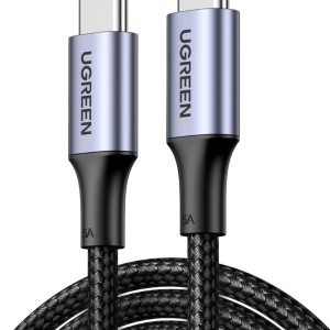 UGREEN 100W USB C to USB C Cable Type C Fast Charging Compatible with iPhone 15/15 Plus/15 Pro/15 Pro Max/Samsung Galaxy S23/S22 Ultra/Laptop/Tablet/S