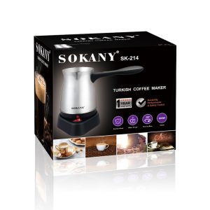 SOKANY214 Turkish coffee pot electric kettle cooking yellow wine hot milk tea stainless steel coffee pot kettle