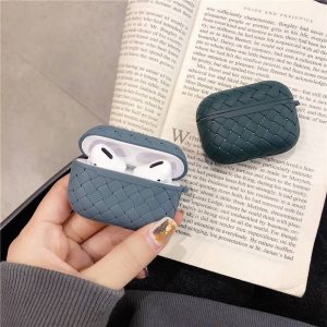 AirPods1/2/3/pro Solid color braided tpu soft case Bluetooth headphone case