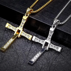 Customized Fast&Furious Cross Necklace (Buy 1 get 1 free)