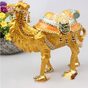 Best-selling metal enamel ornaments in the Middle East Best-selling handicrafts home office camel ornaments gifts in scenic spots