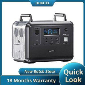 OUKITEL P1201 Lifepo4 Outdoor 1200W/960Wh Solar Generator Powerstation Solargenerator 1000W Portable Power Station 1.5HFastCharg