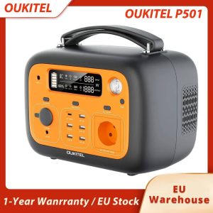 OUKITEL P501 500W Solar Generator Battery Charger 140400mAh Portable Solar Power Station 505Wh Outdoor Energy Power Supply