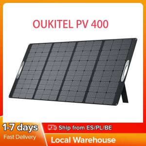 OUKITEL PV400 400W Solar Panel Foldable Portable with Kickstand, 23% Energy Conversion Rate, IP65 Waterproof
