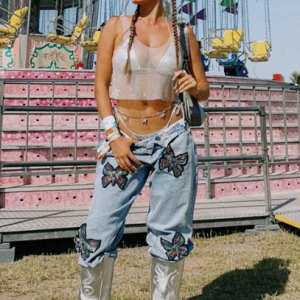 Butterfly Kiss Denim Jeans