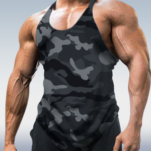 Men's Dark grey Camo Sport Vest
