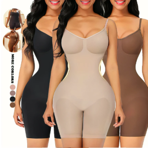 Sling One-piece body shaper seamless shapewear slimming body shaper large size European and American female full body corset