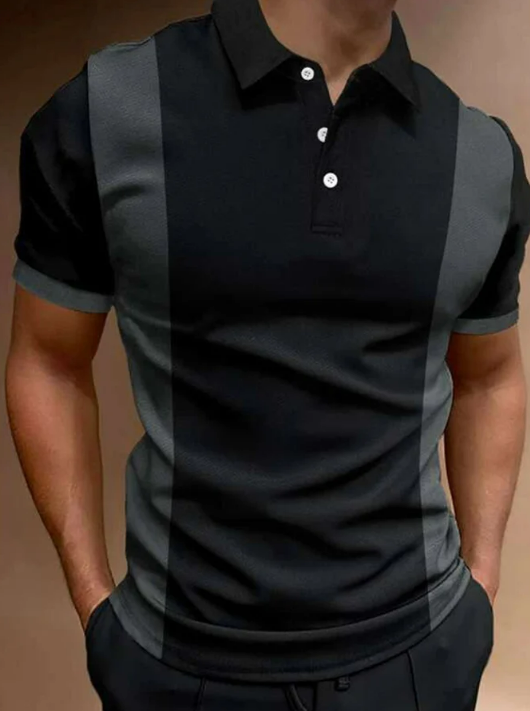 Fashion Men'S Knitted Polo Shirt Fashion Men'S Knitted Polo Shirt