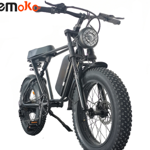 Emoko 1000W 20 inch 4 Fat Tire MAX fast speed 55km/h Electric Bike 48V 15Ah/17.5/20ah Removable Battery Snow Beach Mountain E-Bike for Adults