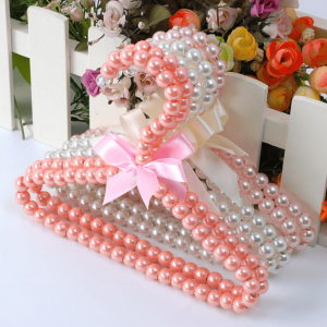 Dog clothes hanger rack cat clothing pet supplies girl heart pearl hanger
