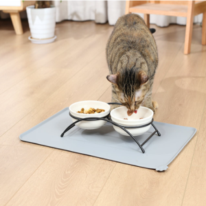 Pet Placemat Large Silicone Pet Mat Cat and Dog Feeding Mat Non-slip Waterproof Cat and Dog Paw Pad