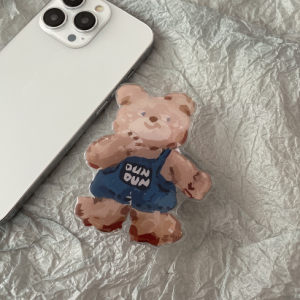 South Korea ins small red book drop plastic animal dog lazy stand desktop support back stickers retractable cat applicable