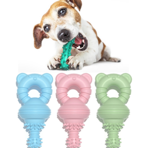 Pacifier Shape Pet Teething Rubber Sticks TPR Dog Chew Toys