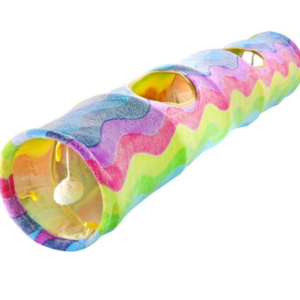 Rattling Paper Double Decker Foldable Cat Tunnel Pet Toys