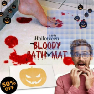 Halloween Bloody Color Changing Bath Mat